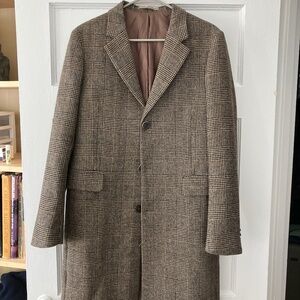 Mango Men's Herringbone Coat